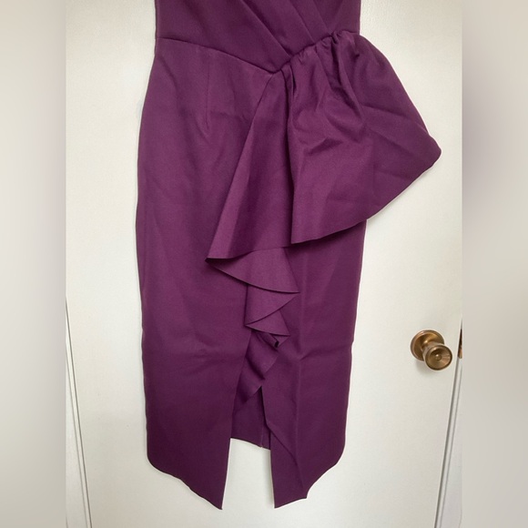 Elliatt Reception Cascade Ruffle Strapless Cocktail Dress Size Small - Picture 10 of 16